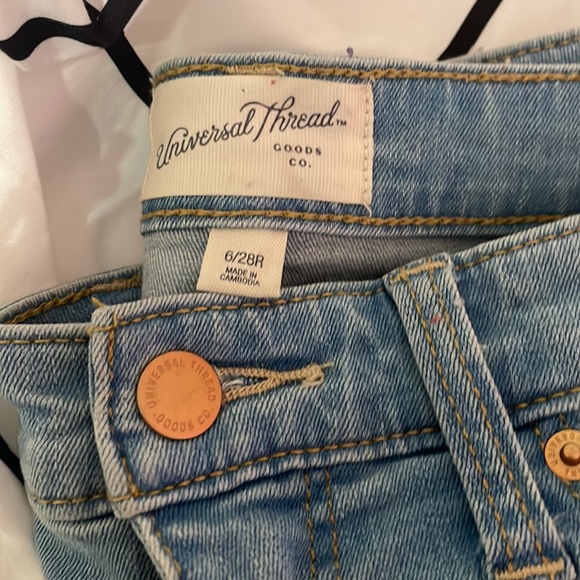 straight leg blue jeans - Picture 4 of 5